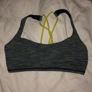 Lulu lemon striped sports bra
